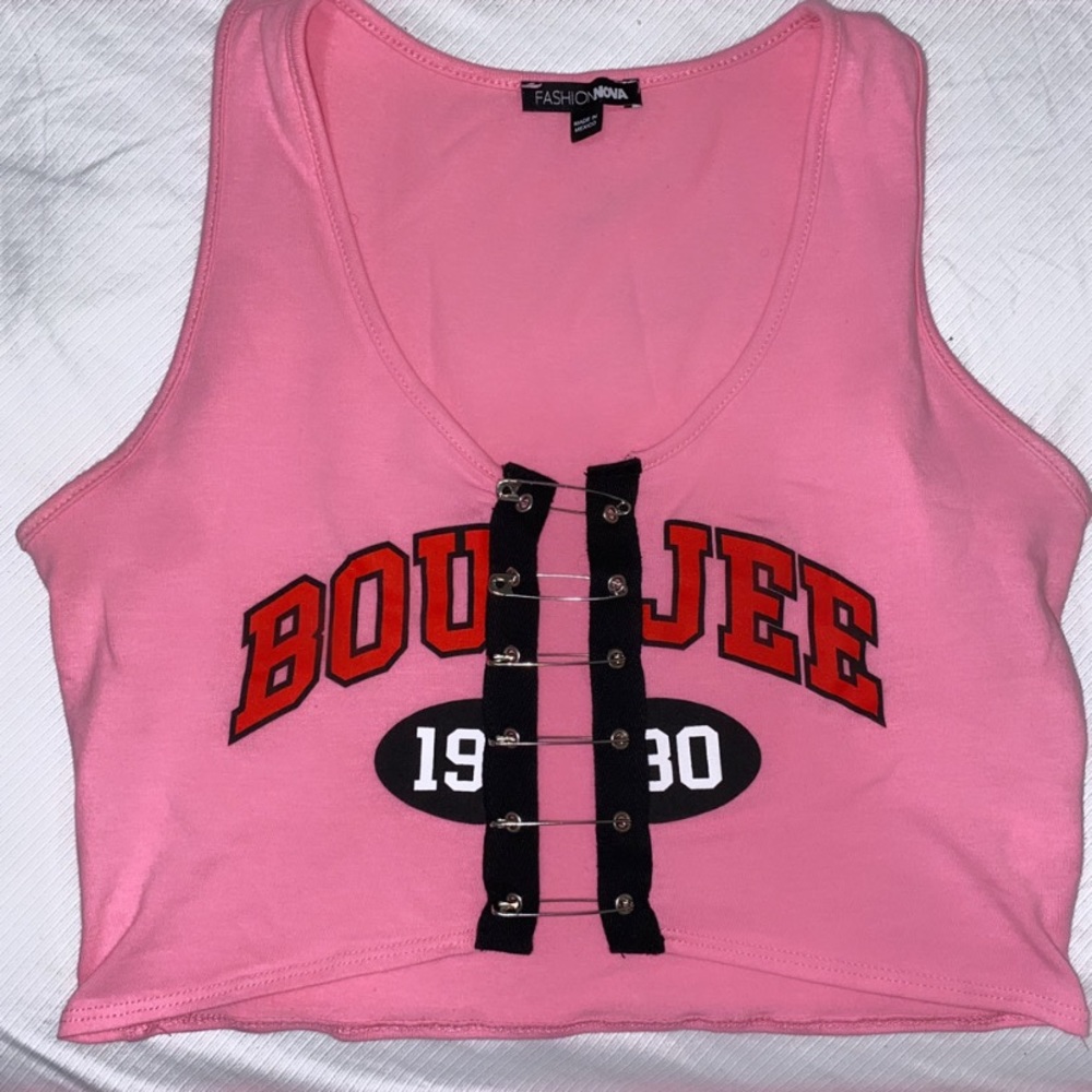 Graphic crop top